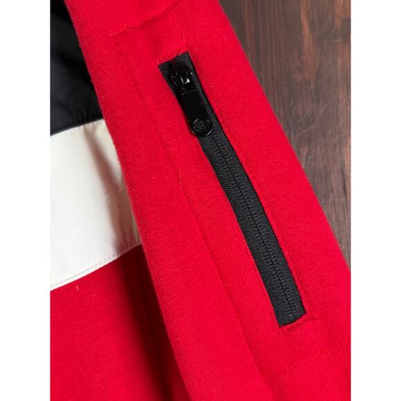 Texas Tech Red Raiders E5 1/4 Zip Fleece Pullover Jacket Red Black Men LargeNCAA - Picture 7 of 8